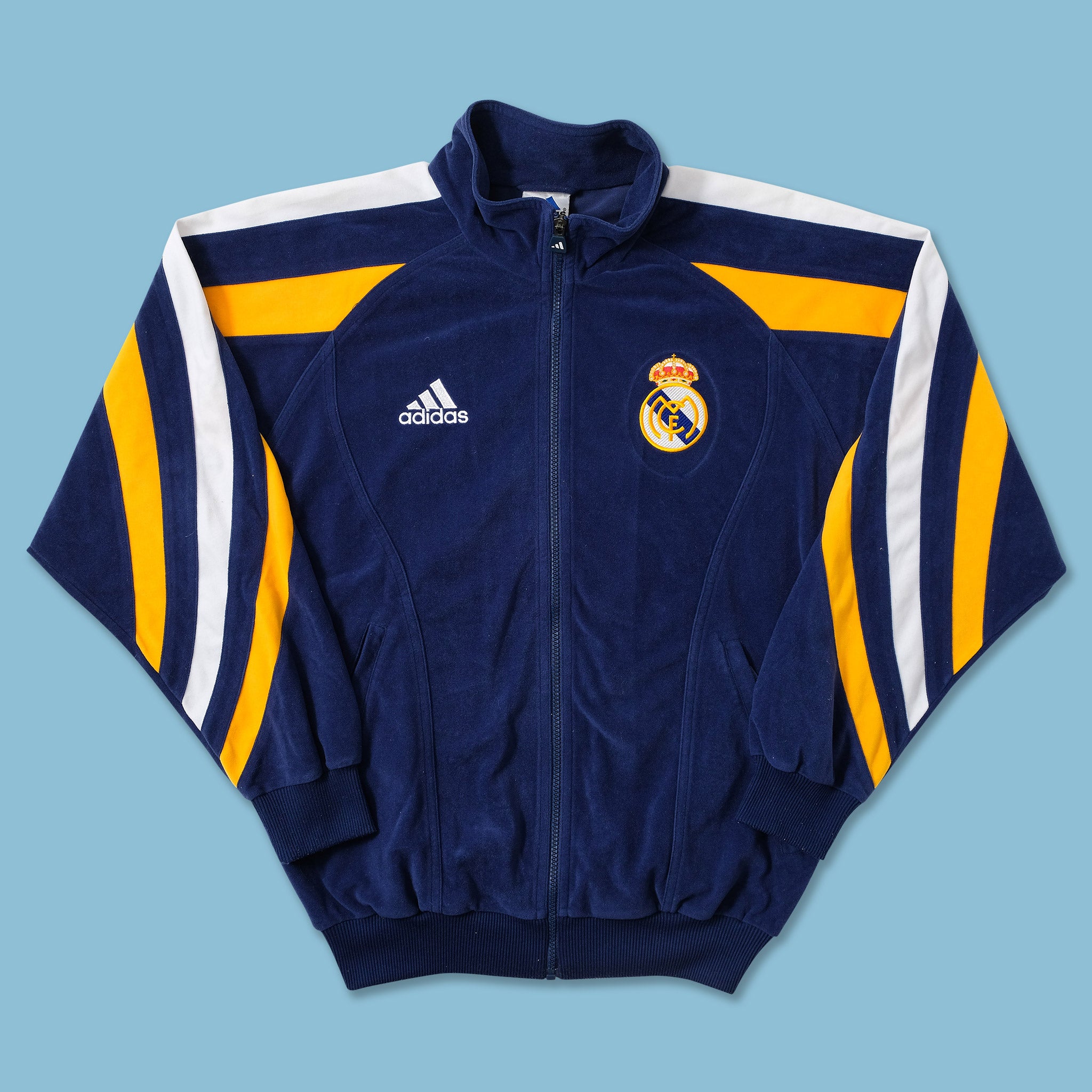 Adidas real madrid track jacket hotsell