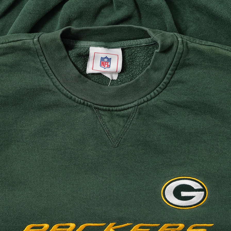 Vintage Green Bay Packers Sweater Large 