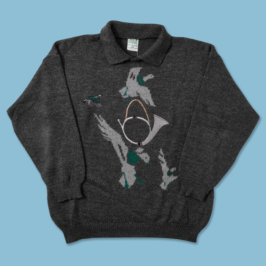 Vintage Best Company Knit Sweater Large 