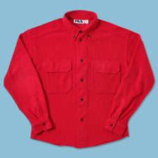 Vintage Women's Fila Fleece Shirt Small 