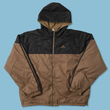 Vintage Adidas Reversible Padded Jacket XLarge 