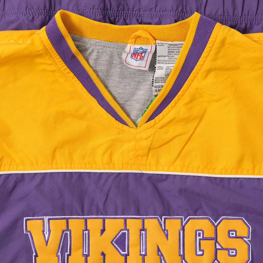 Vintage Minnesota Viking Windbreaker Medium 