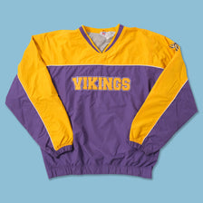 Vintage Minnesota Viking Windbreaker Medium 