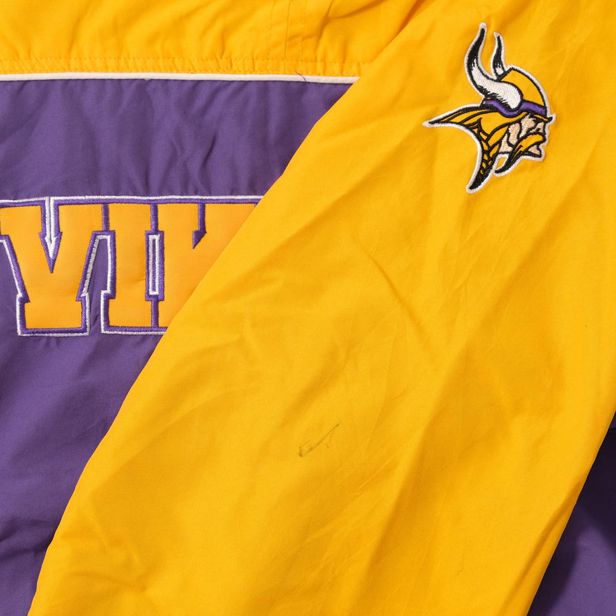 Vintage Minnesota Viking Windbreaker Medium 