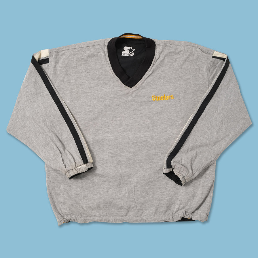 Vintage Starter Pittsburgh Steelers Reversible Windbreaker Medium 