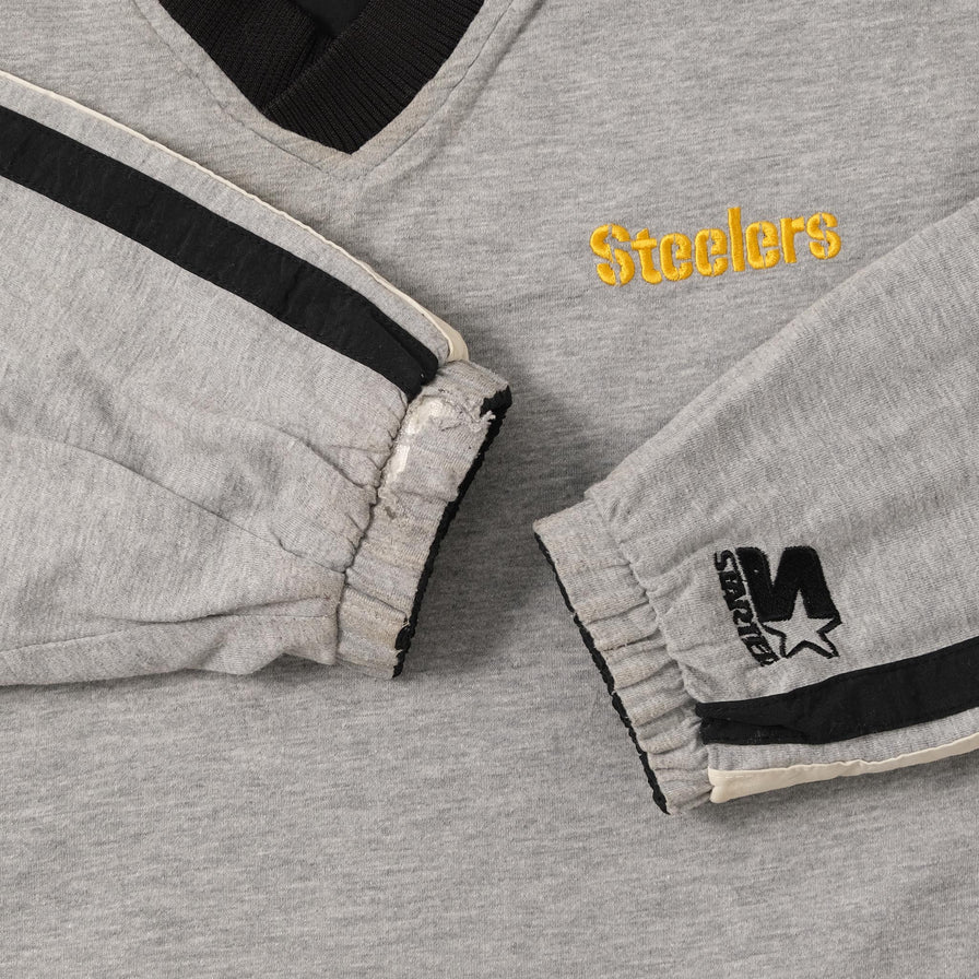 Vintage Starter Pittsburgh Steelers Reversible Windbreaker Medium 