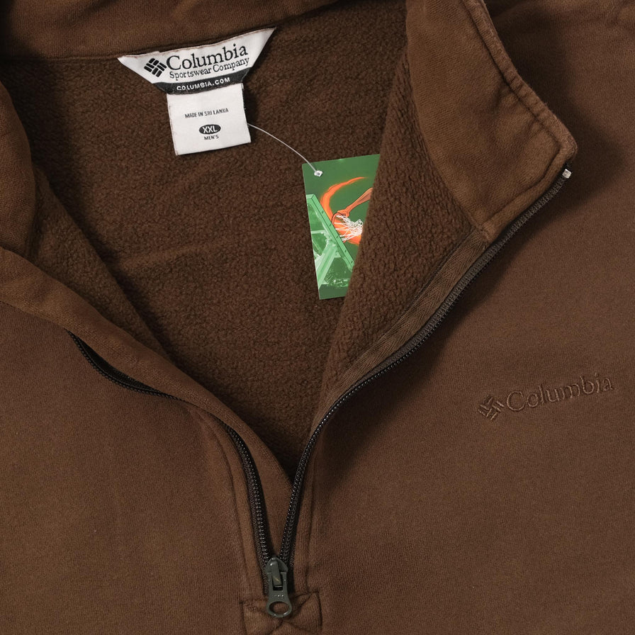 Vintage Columbia Q-Zip Sweater XXLarge 