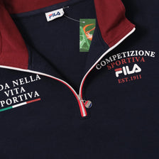 Fila Italia Q-Zip Sweater Large 