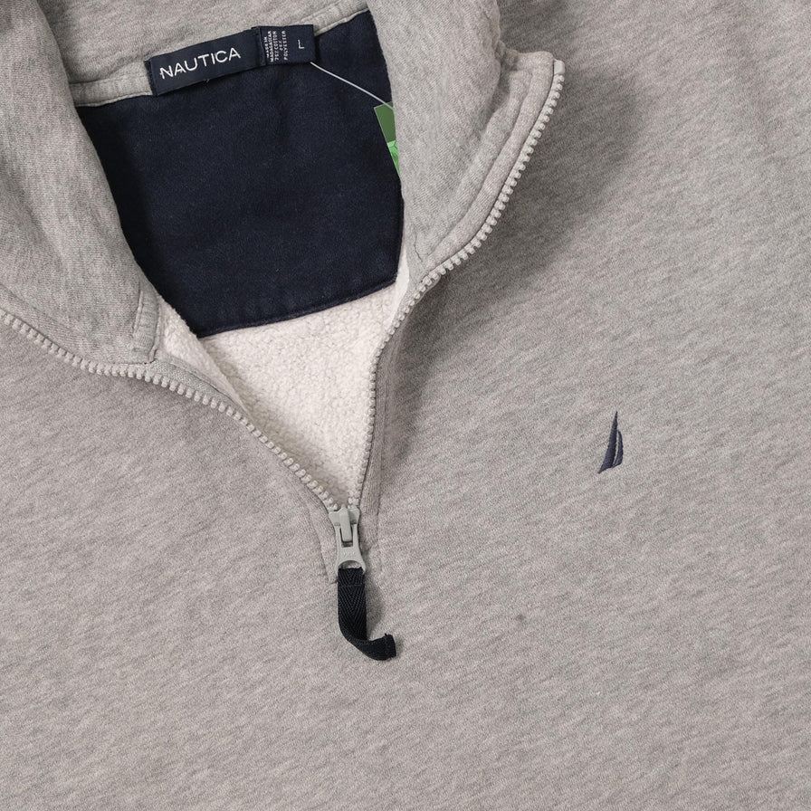 Vintage Nautica Q-Zip Sweater Large 