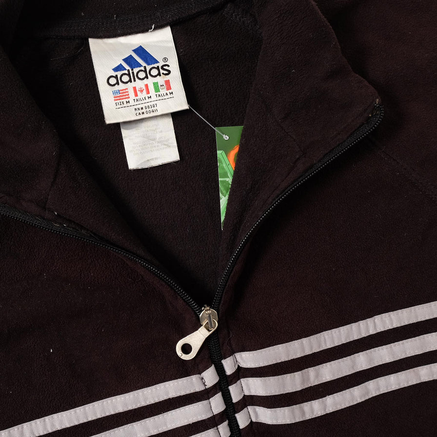 Vintage Adidas Fleece Jacket Large 
