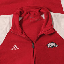 Adidas Arkansas Razorbacks Fleece Jacket Large