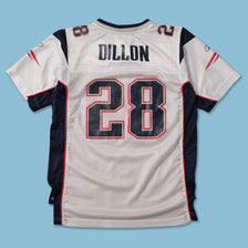 Vintage Women's Reebok Patriots Dillon Jersey Small