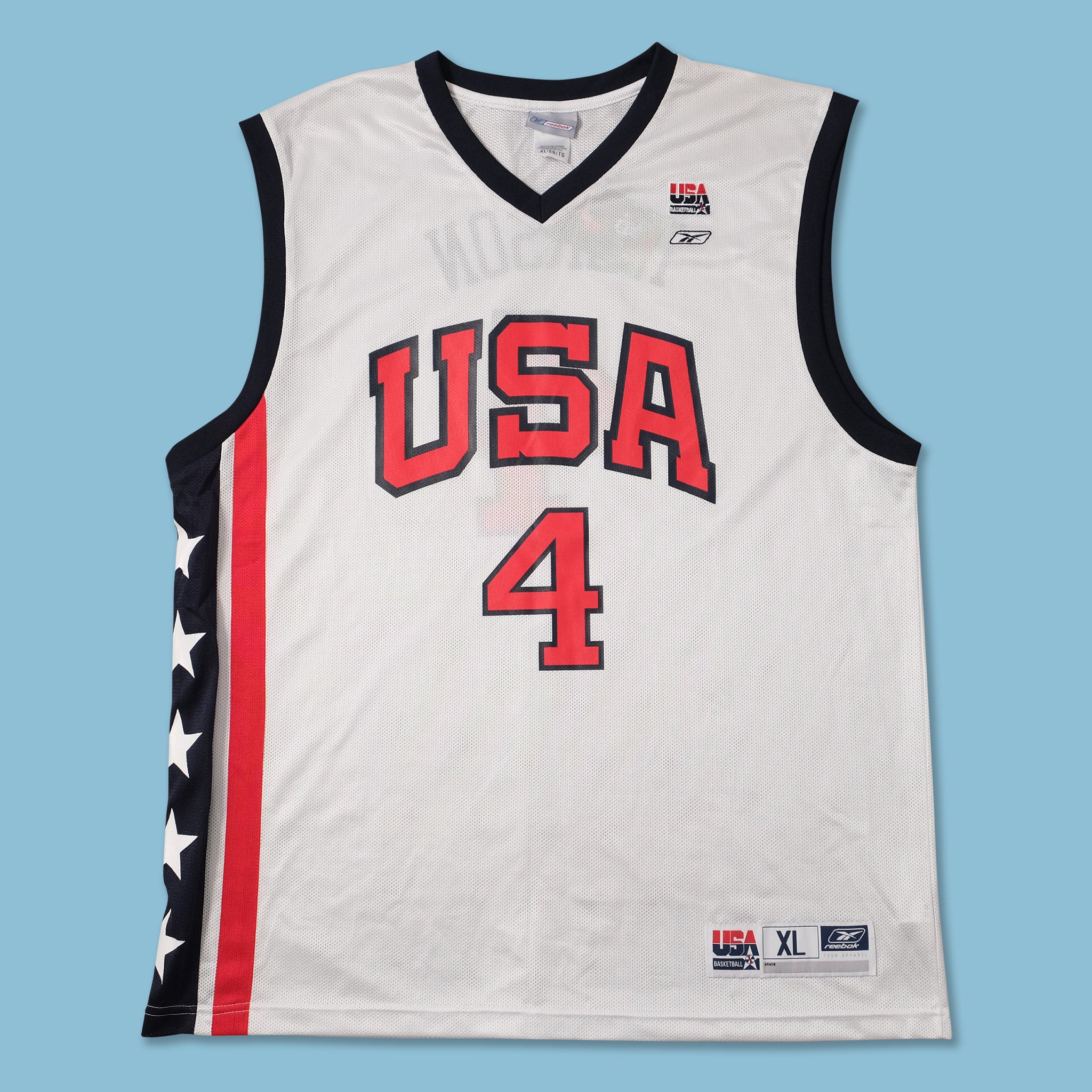 Vintage Reebok USA Basketball Jersey XXLarge | Double Double
