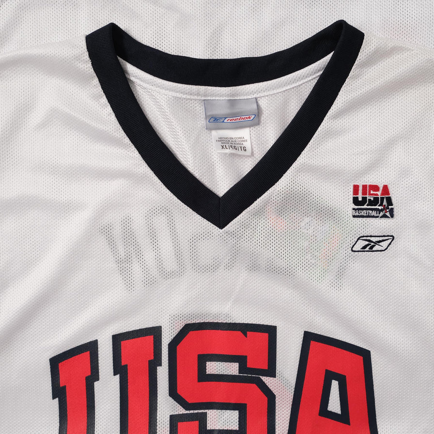Vintage Reebok USA Basketball Jersey XXLarge 