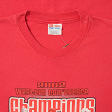 2002 Detroit Red Wings Champions T-Shirt XLarge 