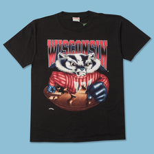 Vintage Nutmeg Wisconsin Badgers T-Shirt Large 
