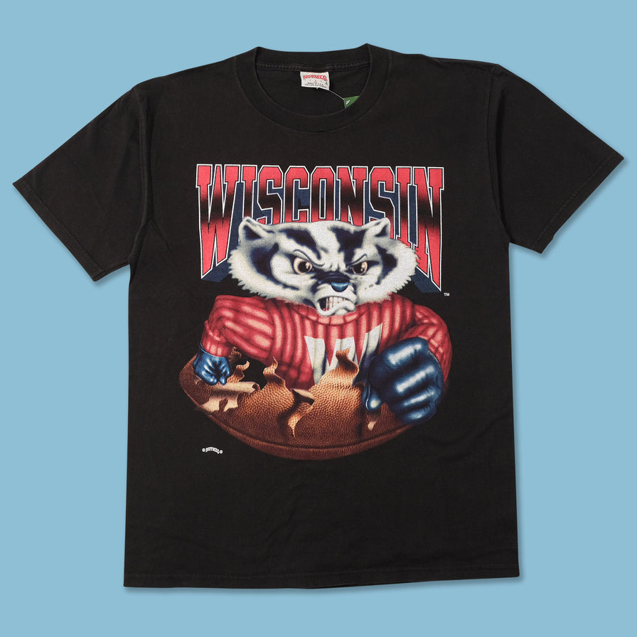 Vintage Nutmeg Wisconsin Badgers T-Shirt Large 