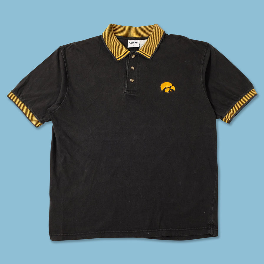 Vintage Iowa Hawkeyes Polo Large 