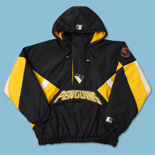 Vintage Starter Pittsburgh Penguins Anorak XLarge 