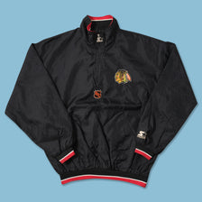 Vintage Starter Chicago Blackhawks Windbreaker XLarge 