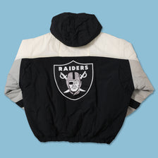 Vintage Los Angeles Raiders Padded Jacket Large 