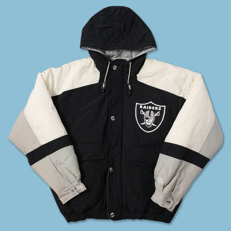 Vintage Los Angeles Raiders Padded Jacket Large 