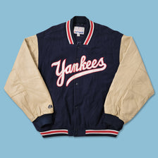 Vintage New York Yankees Wool Leather College Jacket XXLarge 