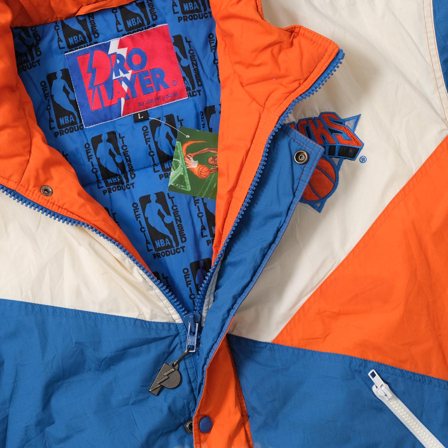 Vintage New York Knicks Padded Jacket Large 