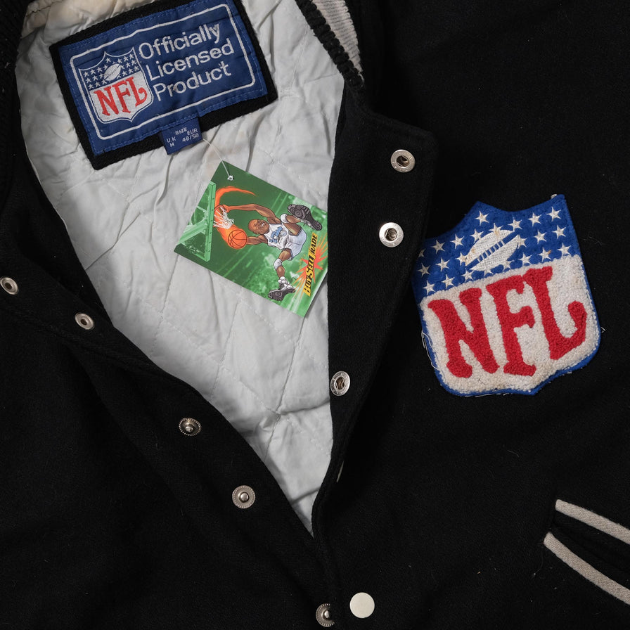 Vintage Los Angeles Raiders College Jacket Medium 