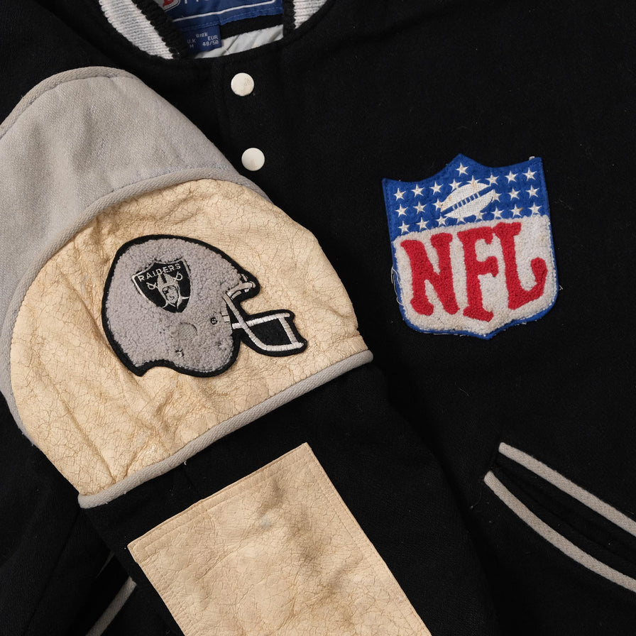 Vintage Los Angeles Raiders College Jacket Medium 