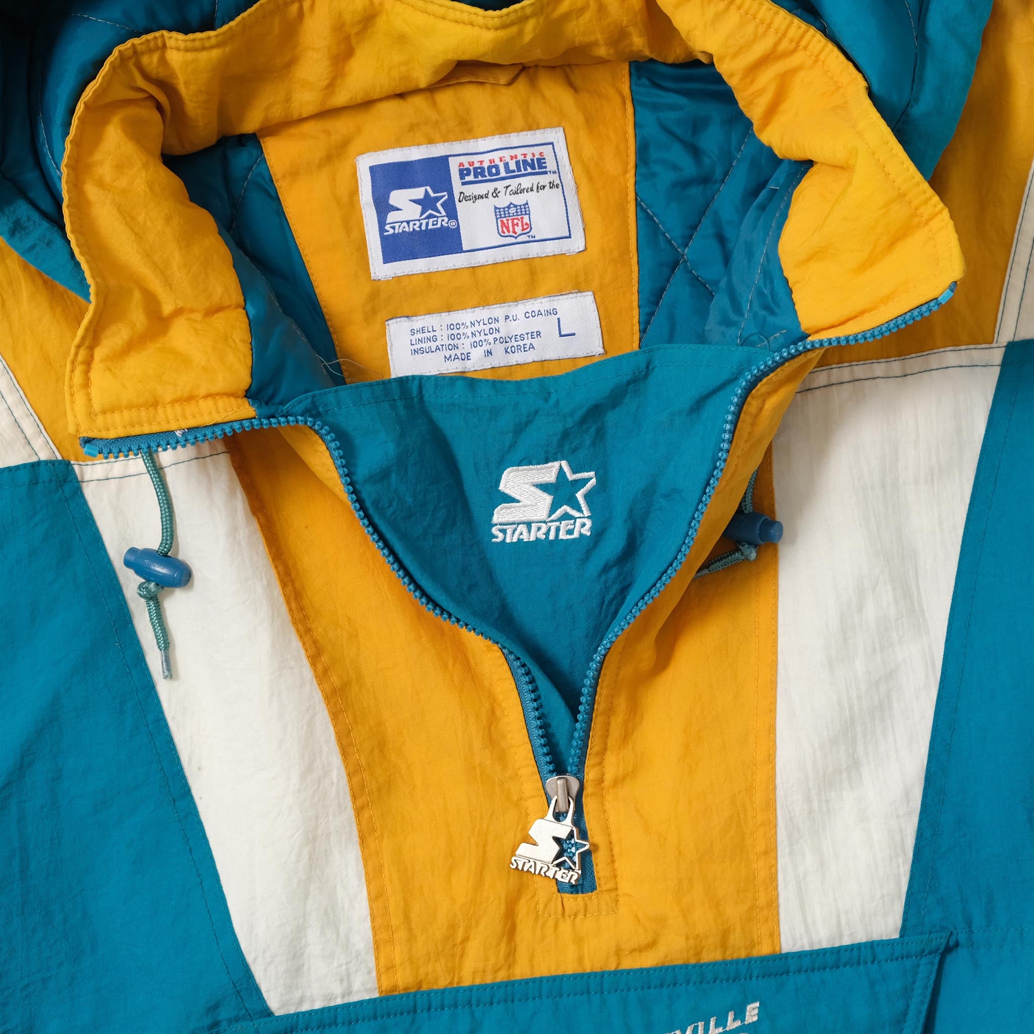 Vintage Jacksonville Jaguars Starter Windbreaker — Too Hot Vintage