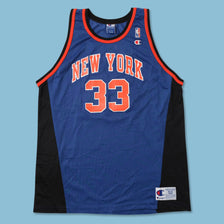Vintage Champion New York Knicks Ewing Jersey XLarge 