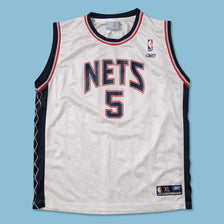 Vintage Reebok New Jersey Nets Kidd Jersey Small 