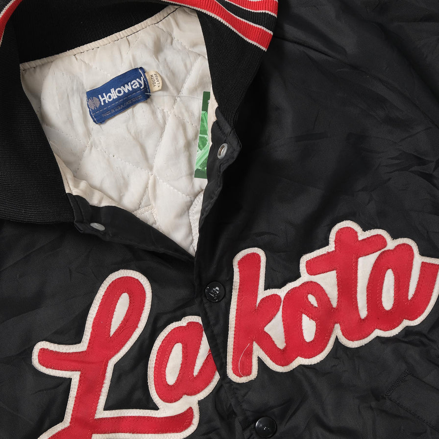 Vintage Women's Lakota Padded College Jacket Small 