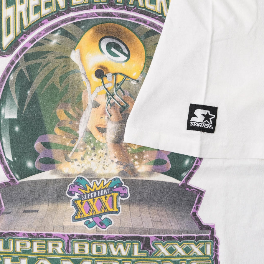 1997 Starter Green Bay Packers T-Shirt XLarge 