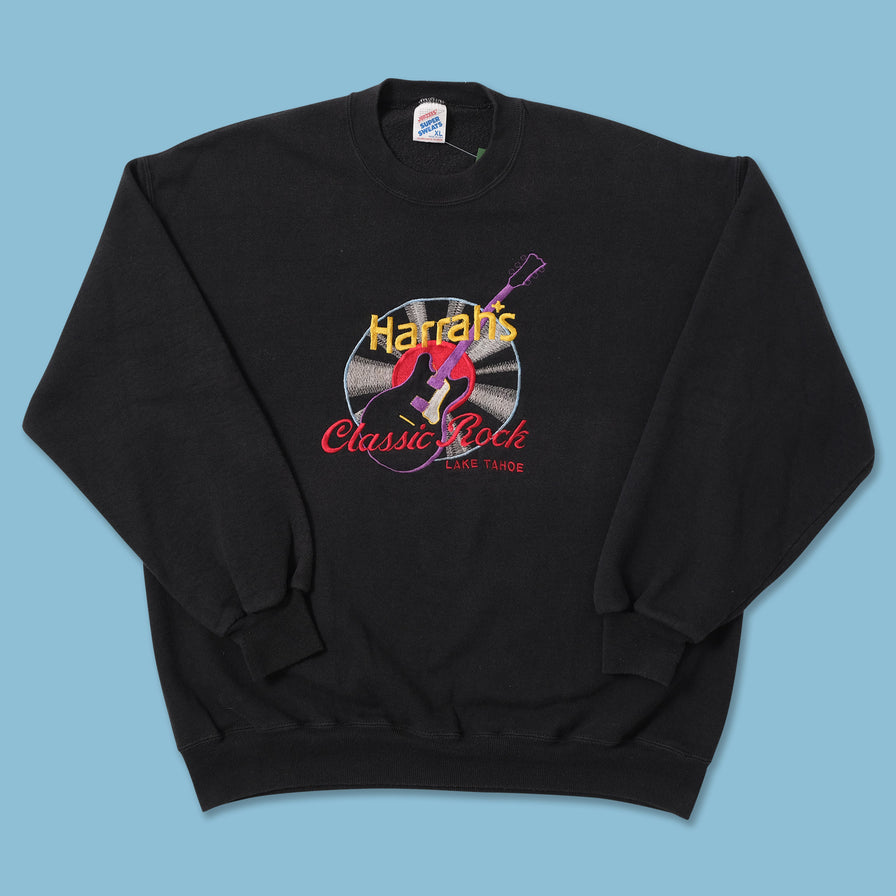 Vintage Harrah's Classic Rock Sweater Large 