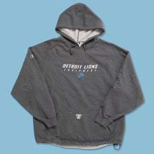 Vintage Reebok Detroit Lions Hoody XLarge 