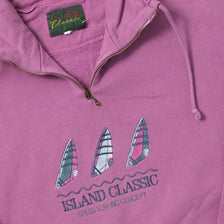Vintage Island Classic Q-Zip Sweater Large 