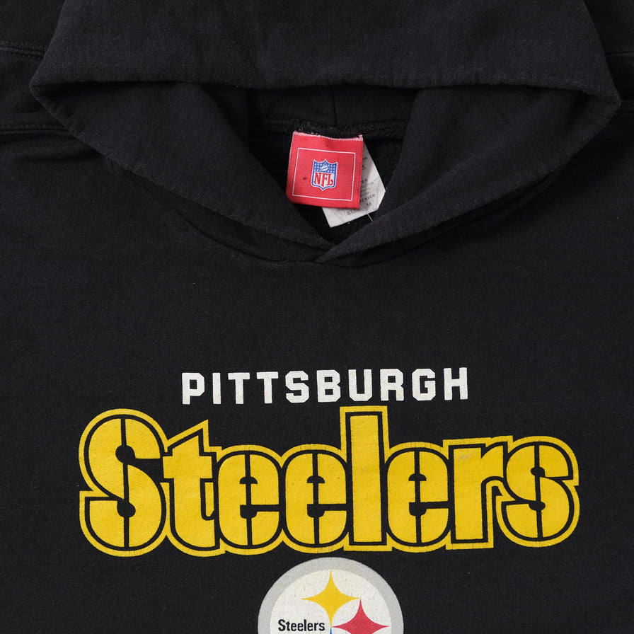 Vintage Pittsburgh Steelers Hoody Medium 