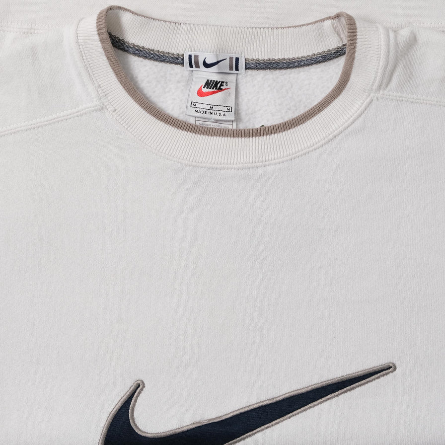 Vintage Nike Swoosh Sweater Medium 