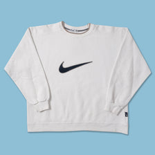 Vintage Nike Swoosh Sweater Medium 