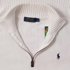 Women's Polo Ralph Lauren Q-Zip Knit Sweater Medium 