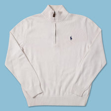 Women's Polo Ralph Lauren Q-Zip Knit Sweater Medium 