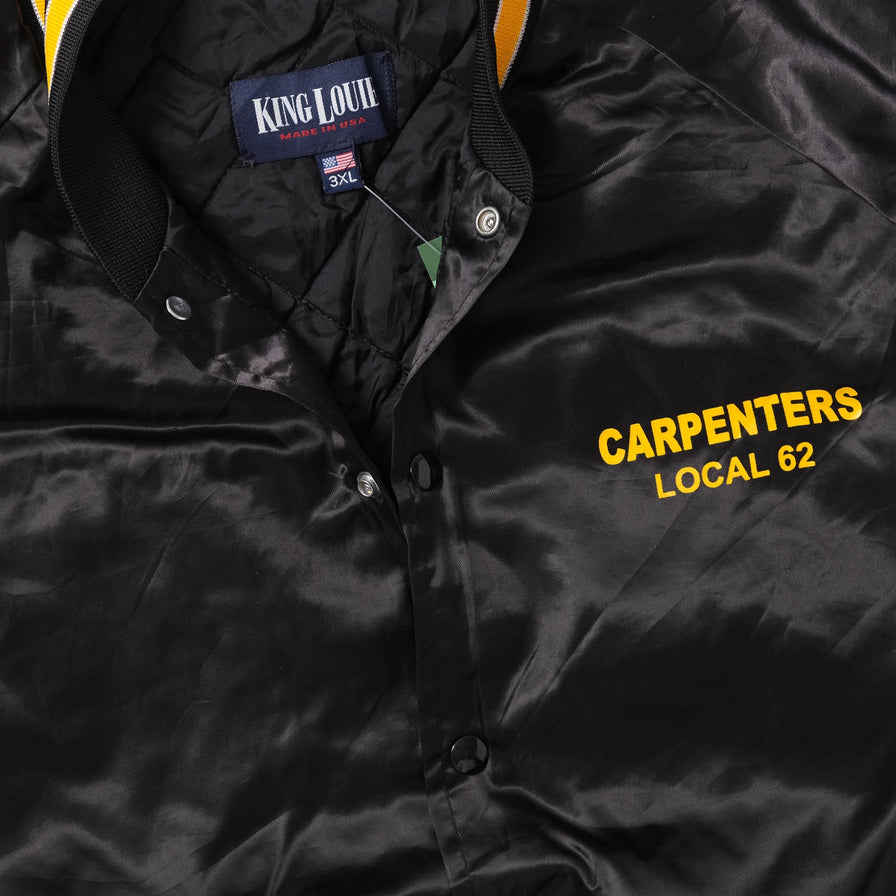 Vintage Carpenters Padded College Jacket XLarge 