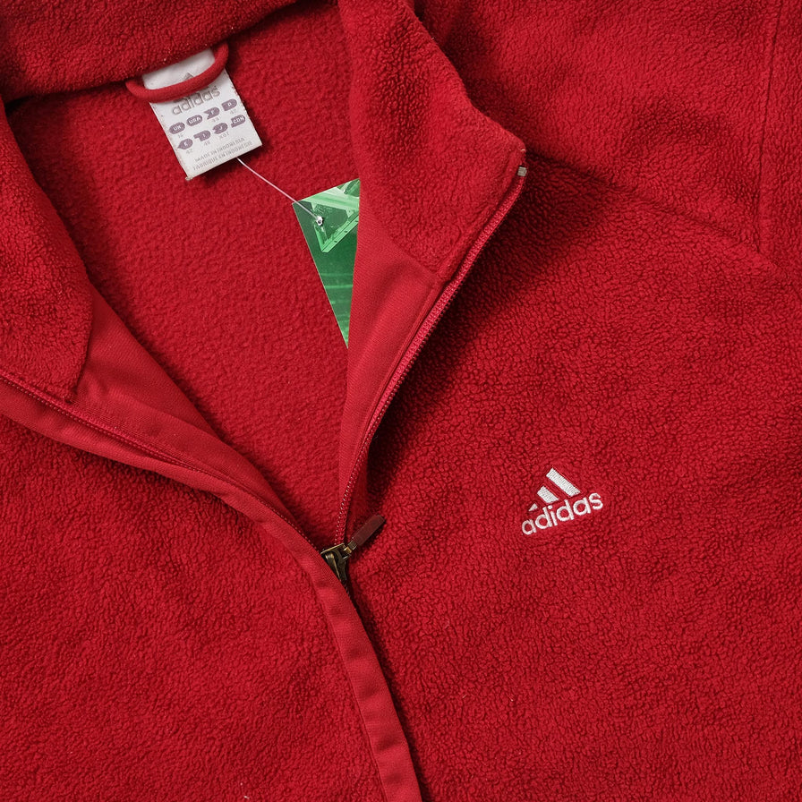 Vintage adidas Fleece Jacket Small 