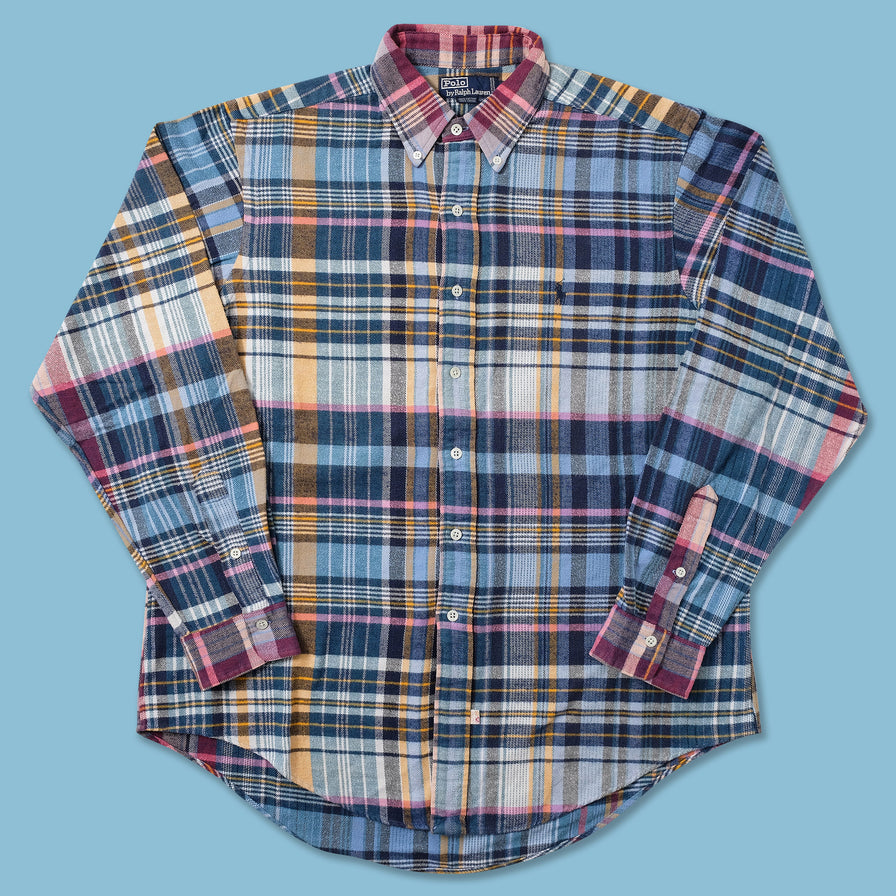 Vintage Polo Ralph Lauren Flannell Shirt XLarge 
