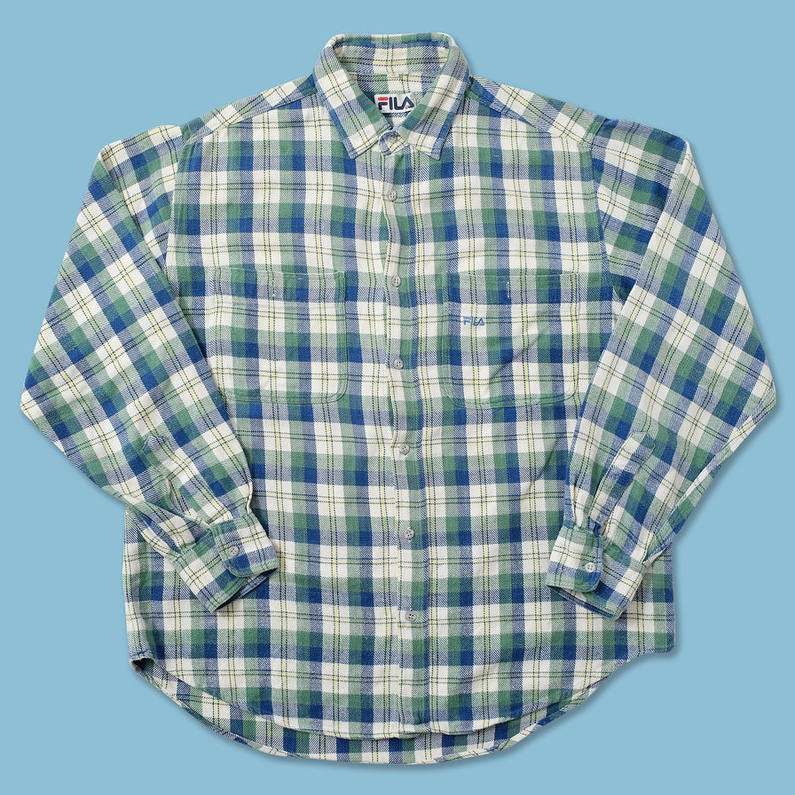 Vintage Fila Flannell Shirt Large 