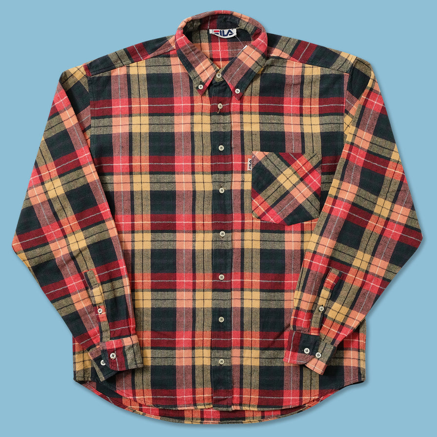 Vintage Fila Flannell Shirt Large 