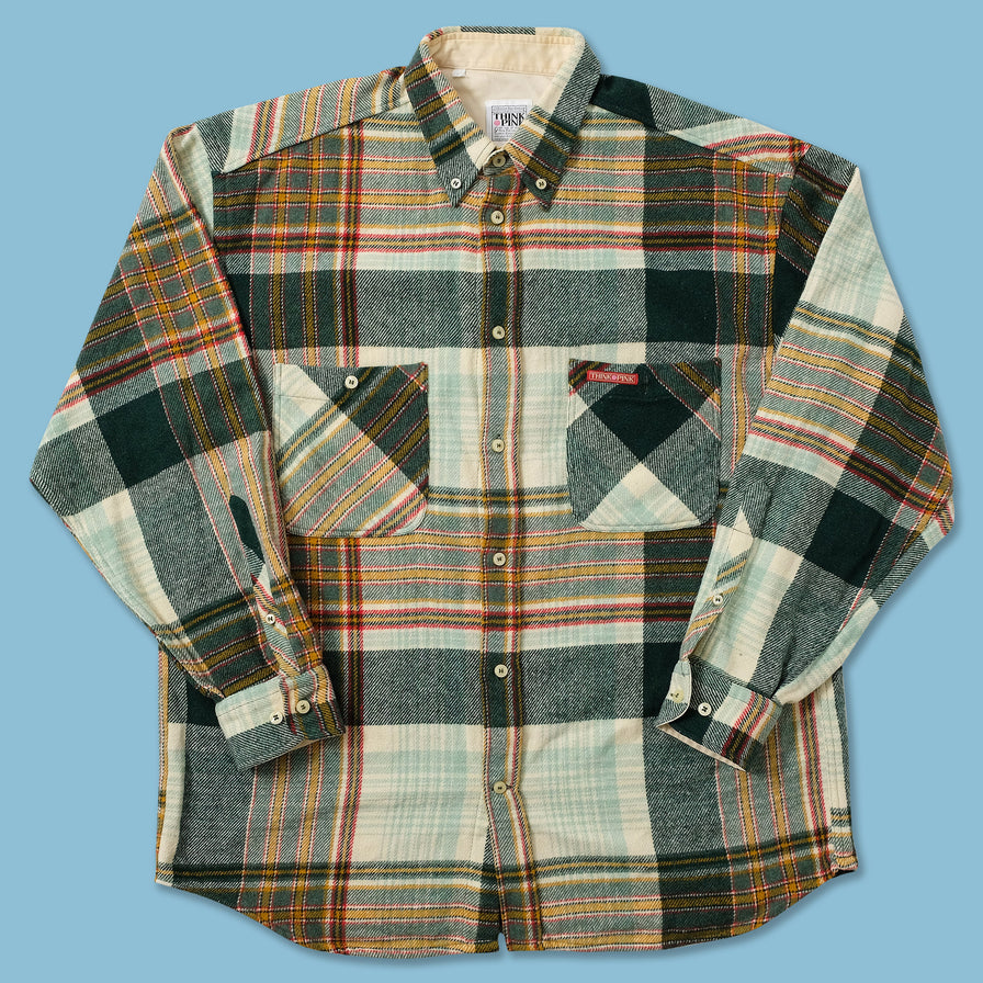 Vintage Think Pink Flannell Shirt XLarge 