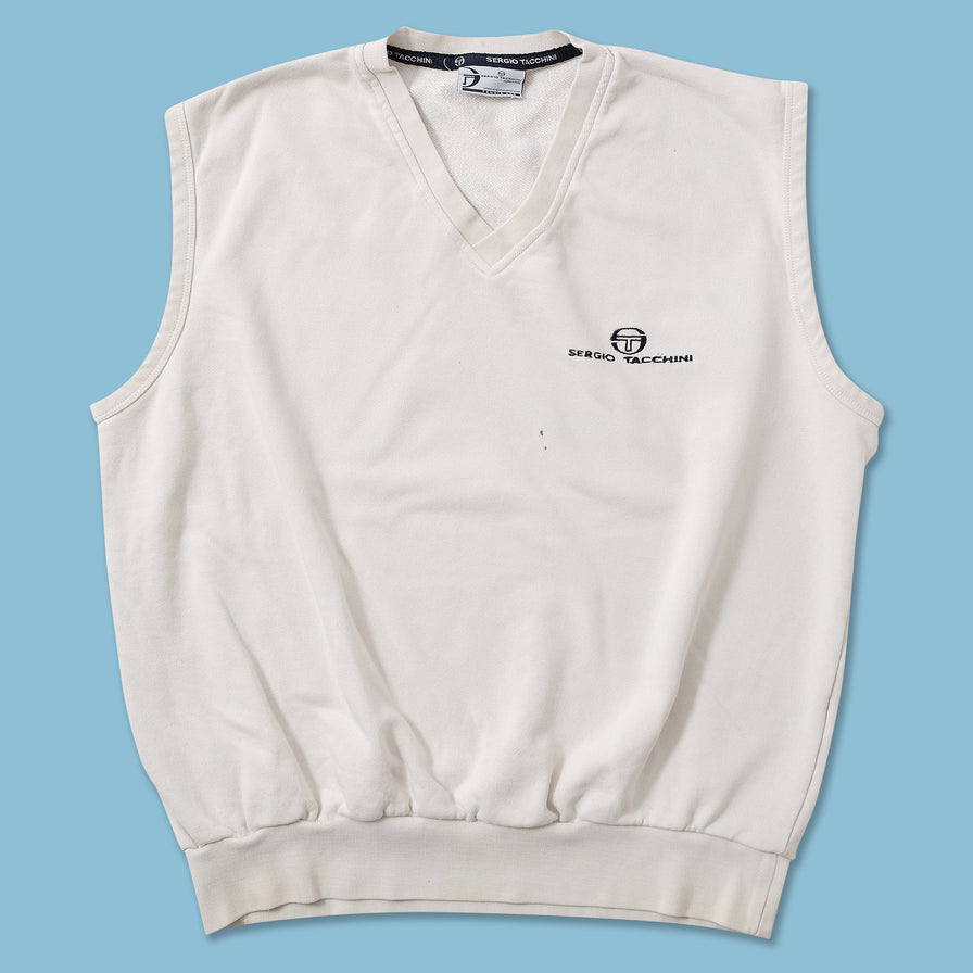 Vintage Sergio Tacchini Sweater Vest Large 